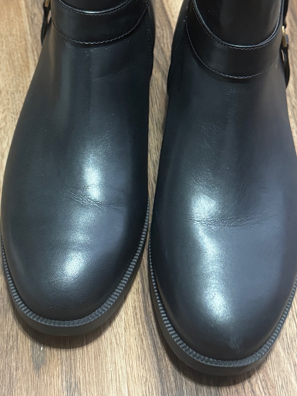 Vionic Rhiannon Black Leather Women's Ankle Boot Sz. 9.5 - Picture 4 of 12